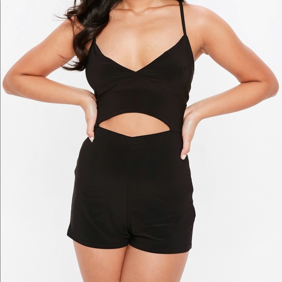 Pants - Black romper- NEVER WORN WITH TAGS